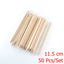 4 Different Sizes Orange Wood Sticks for Cuticle Pusher Cuticle Remove Tool Forks for Nails Manicures Tools 10/30/50/100Pcs/Set