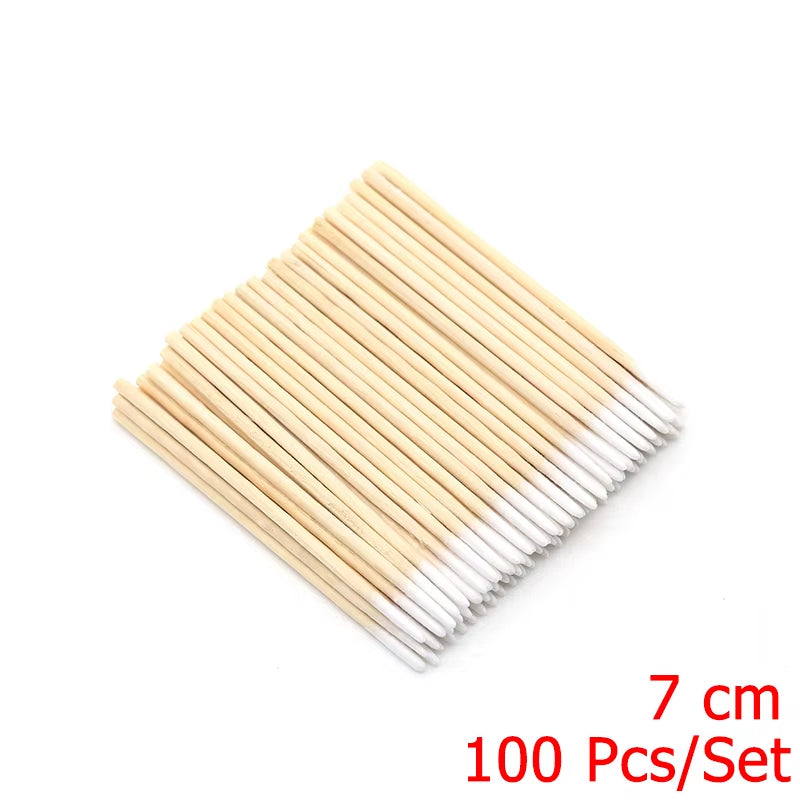 4 Different Sizes Orange Wood Sticks for Cuticle Pusher Cuticle Remove Tool Forks for Nails Manicures Tools 10/30/50/100Pcs/Set