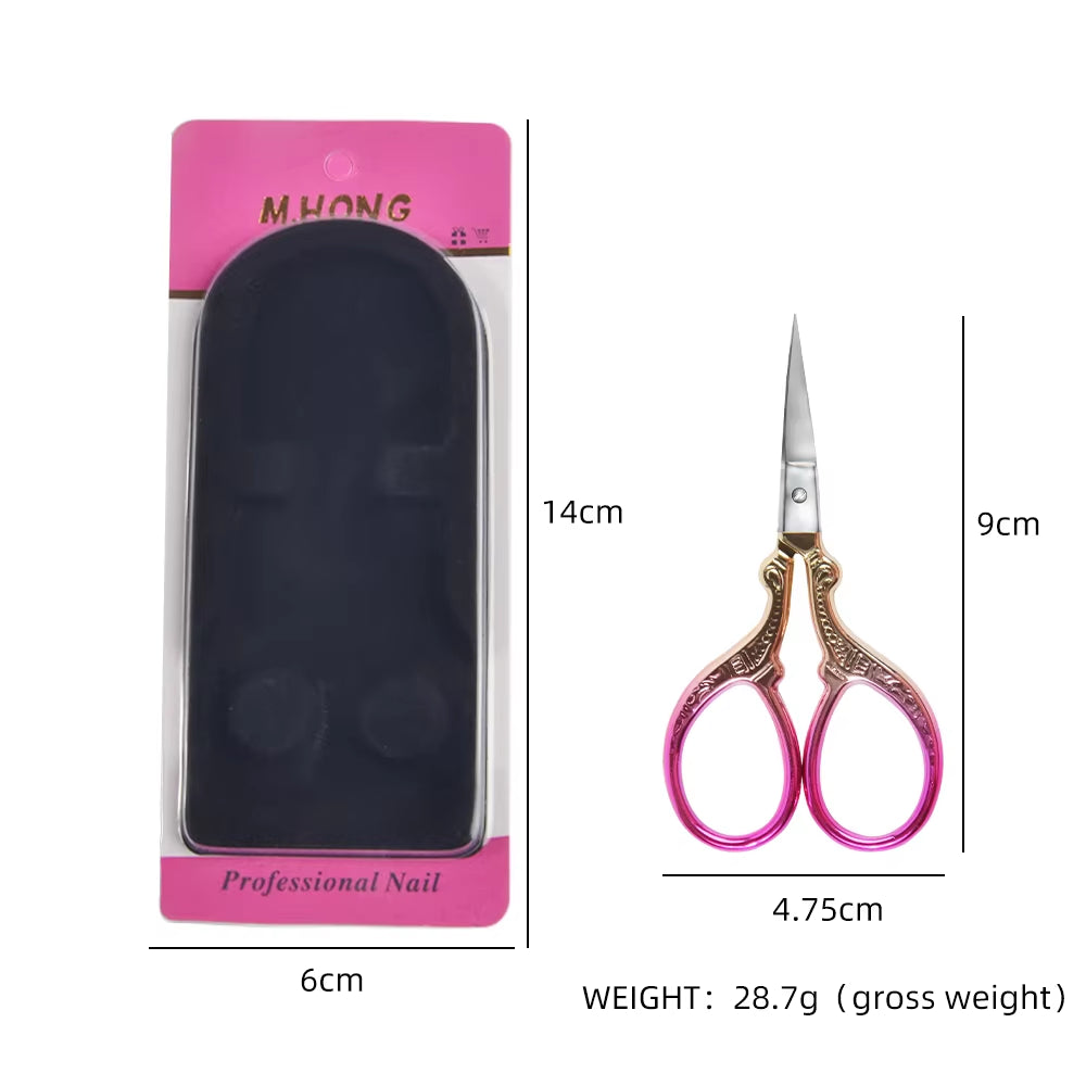 1Pcs Pink Cuticle Scissors Nail Clipper Trimmer Dead Skin Remover Cuticle Cutter Professional Nail Art Tools Manicure Supplies