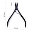 1Pc Stainless Steel Nail Cuticle Scissors Nipper Clipper Manicure Pedicure Tools Golden Handle Dead Skin Scissor Art Tool