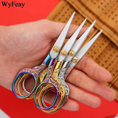 Stainless Steel Vintage Scissors Sewing Fabric Cutter Embroidery Scissors Tailor Scissor Thread Scissor Tools for Sewing Shears