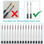 Miniature Detail Paint Brushes, 30 Pcs Paintbrushes Small Watercolor Artists