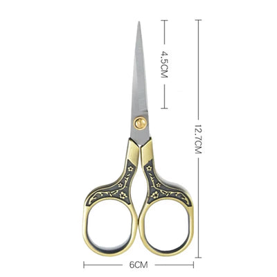 Stainless Steel Vintage Scissors Sewing Fabric Cutter Embroidery Scissors Tailor Scissor Thread Scissor Tools for Sewing Shears