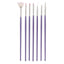 3Pcs/Set Kolinsky Gel Nail Art Line Painting Brushes Crystal Acrylic Thin Liner Drawing Pen Nail Art Manicure Tools Set