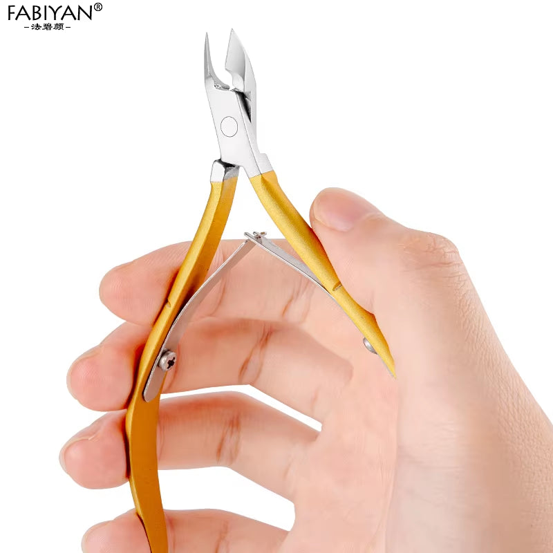 Cuticle Nippers Scissor Nail Art Clipper Dead Skin Remover Pliers Manicure Pedicure Trimming Tool D-501 Stainless Steel