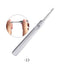 1Pcs Rainbow Stainless Steel Nail Cuticle Pusher Nipper Double Sided Dead Skin Push Remover Manicure Nail Care Tool