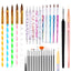 15Pcs/Set Nail Brush for Manicure Gel Brush for Nail Art Nail Brush Acrylic Gel Brush Liquid Powder Carving Makeup Set