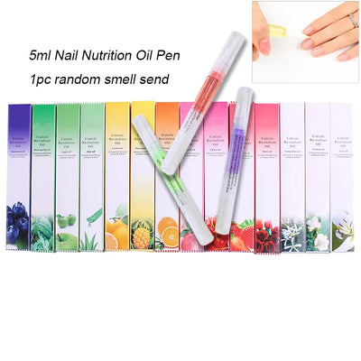 15Ml Nail Cuticle Oil with Dried Flower Nourishment Oil Soften Treatment Cuticle Revitalizer Oil Nail Polish Nutrition Oil #GY38