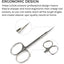 Cuticle Scissors Nail Cuticle Clippers Trimmer Dead Skin Remover Stainless Steel Professional Nail Art Tools Cuticule Cutter