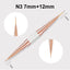 Nail Art Liner Brushes Double Head Leopard Print Acrylic French Stripe Drawing Painting Pen Gel Polish Nail Art Manicure Tools