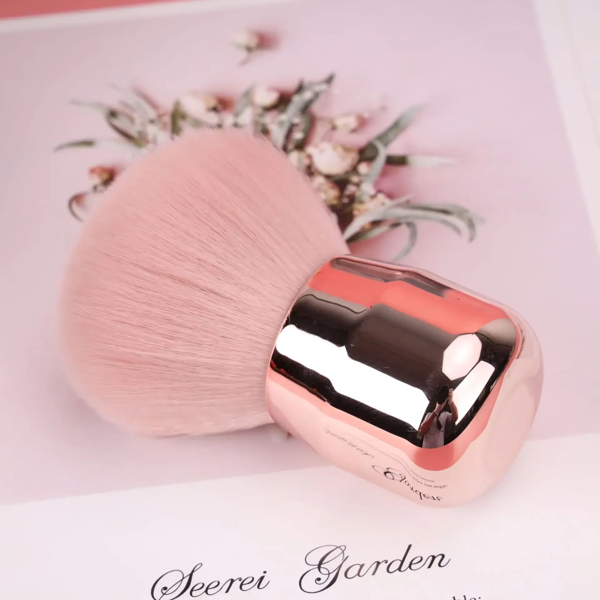 Large Soft Blush Powder Brush Hair Mushroom Shape Makeup Brush Nail Paint Gel Dust Cleaning Brush Make up Nail Art Manicure Tool