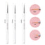 3Pcs/Set Kolinsky Gel Nail Art Line Painting Brushes Crystal Acrylic Thin Liner Drawing Pen Nail Art Manicure Tools Set