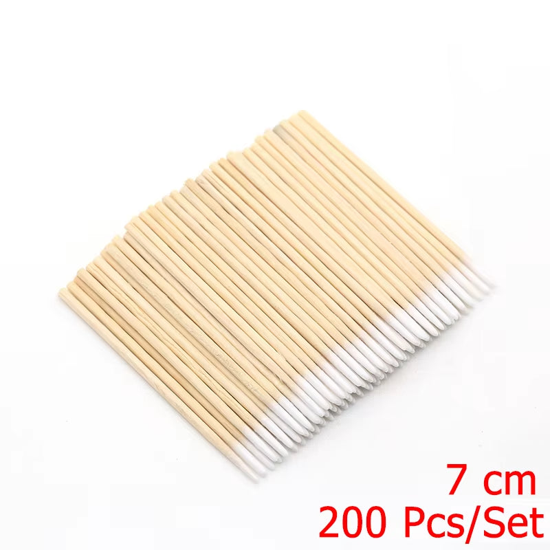 4 Different Sizes Orange Wood Sticks for Cuticle Pusher Cuticle Remove Tool Forks for Nails Manicures Tools 10/30/50/100Pcs/Set