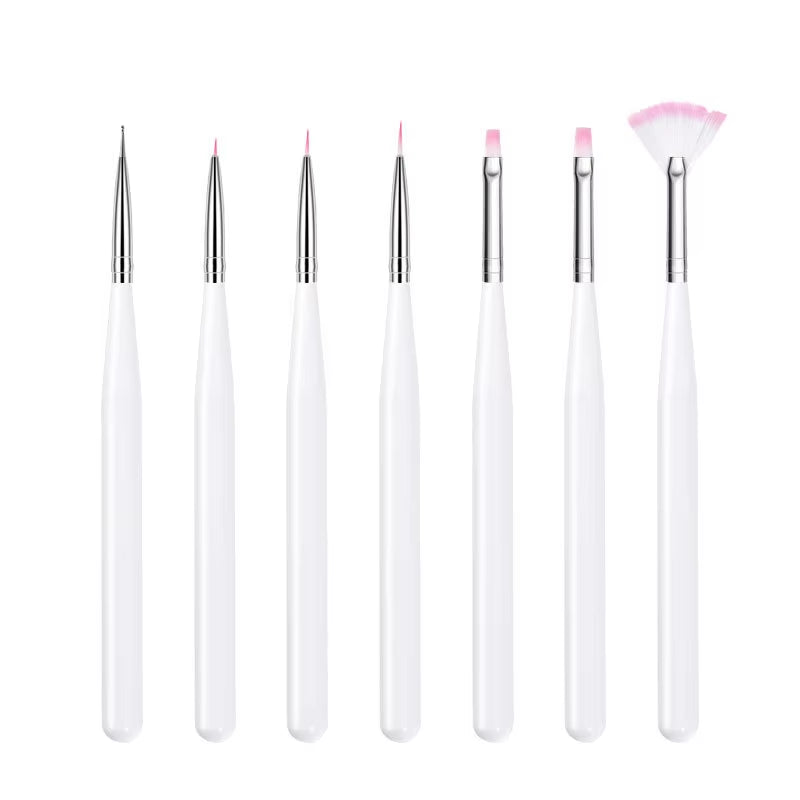 Nail Brush for Manicure Gel Brush for Nail Art 15Pcs/Set Nail Brush Acrylic Liquid Powder Carving Gel Brush