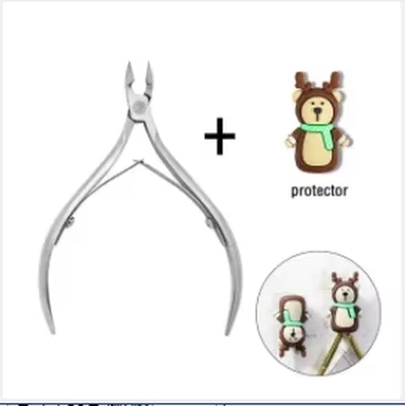 1Pc Cuticle Nippers Nail Manicure Scissors Clippers Trimmer Dead Skin Remover Pedicure Stainless Steel Cutters Nail Art Tools