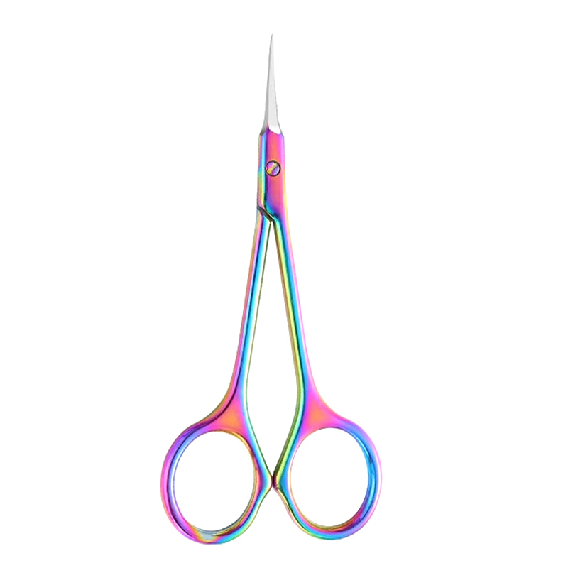 Stainless Steel Cuticle Scissors Dead Skin Remover for Nails Art Clippers Russian Nail Scissors Manicure Curved Tip Scissor