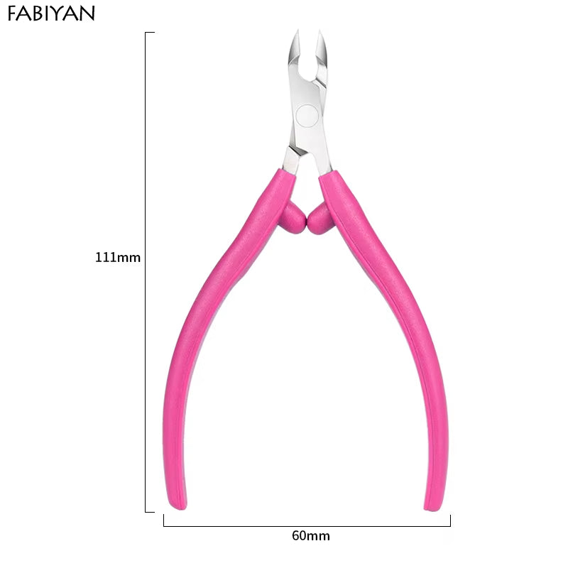 Nail Art Cuticle Nippers Cutter Pliers Dead Skin Remover Manicure Clipper Scissor Pedicure Fingernail Trimming Tool