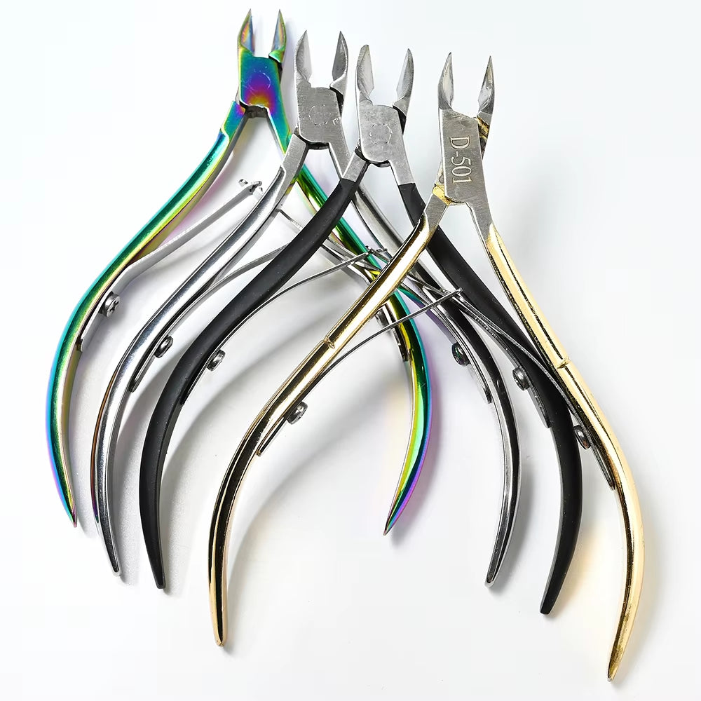 1Pc Professional Cuticle Cutter Nail Nippers Scissors Manicure Pusher Pedicure Tong Dead Skin Remover Nail Cuticle Regrowth Tool