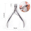 1Pc Stainless Steel Nail Cuticle Scissors Nipper Clipper Manicure Pedicure Tools Golden Handle Dead Skin Scissor Art Tool