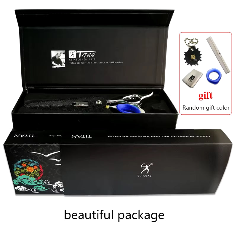 TITAN Barber Scissors Professional Hair Scissors Hairdressing Scissors Cutting Scissors JAPAN ATS314 Stainless Steel