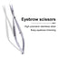 Stainless Steel Eyebrow Makeup Scissor Trimmer Special Bending Scissors Make up Beauty Tool Straight Curved Cuticle Remove