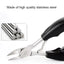 1Pcs Nail Clipper Stainless Steel Nail Cutter Nail Trimmer Duty Thick Cuticle Pusher Daily Nail File Travel Kit Pedicure