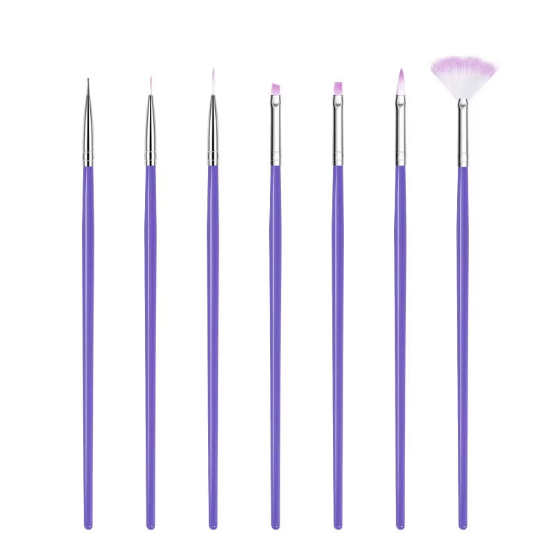 Nail Brush for Manicure Gel Brush for Nail Art 15Pcs/Set Nail Brush Acrylic Liquid Powder Carving Gel Brush