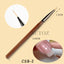 1Pcs Nail Art Liner Brush for Manicure French Stripe Acrylic Brush Extension Pen for Nail Polish Painting Drawing Brush GLCSB-1