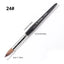 Kolinsky Acrylic Nail Art Brush Wood Handle Nail Art Mink Brush Gel Builder Nail Tools Manicure Brush Drawing Tools Size 8-24