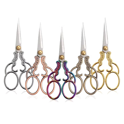 Stainless Steel Vintage Scissors Sewing Fabric Cutter Embroidery Scissors Tailor Scissor Thread Scissor Tools for Sewing Shears