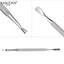 Stainless Steel Cuticle Pusher Remover Spoon Trimmer Metal Double Sided Finger Dead Skin Push Nail Art Manicure Pedicure Tool