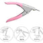 Acrylic Nail Scissor False Nail Clipper, U-Edge Manicure Tips Cutter Nail Tool