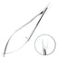 Stainless Steel Eyebrow Makeup Scissor Trimmer Special Bending Scissors Make up Beauty Tool Straight Curved Cuticle Remove