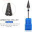 Nail Drill Bit Carbide Milling Cutters Nail Art Tool For Electric Manicure Nail Drill Machine Nails Accessories Remove Gel Tools