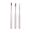 7 Size Nail Art Brush Flat Acrylic Drawing Pen UV Gel Polish French Design Painting Extension Coating Tools Set Manicure