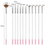 7 Size Nail Art Brush Flat Acrylic Drawing Pen UV Gel Polish French Design Painting Extension Coating Tools Set Manicure