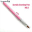 1pcs No.2/4/6/8/10 Nail Art Brushes Manicure Tool Red Handle Pure Acrylic Kolinsky Sable Brushes Painting Nail Acrylic Brush