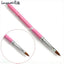 1pcs No.2/4/6/8/10 Nail Art Brushes Manicure Tool Red Handle Pure Acrylic Kolinsky Sable Brushes Painting Nail Acrylic Brush