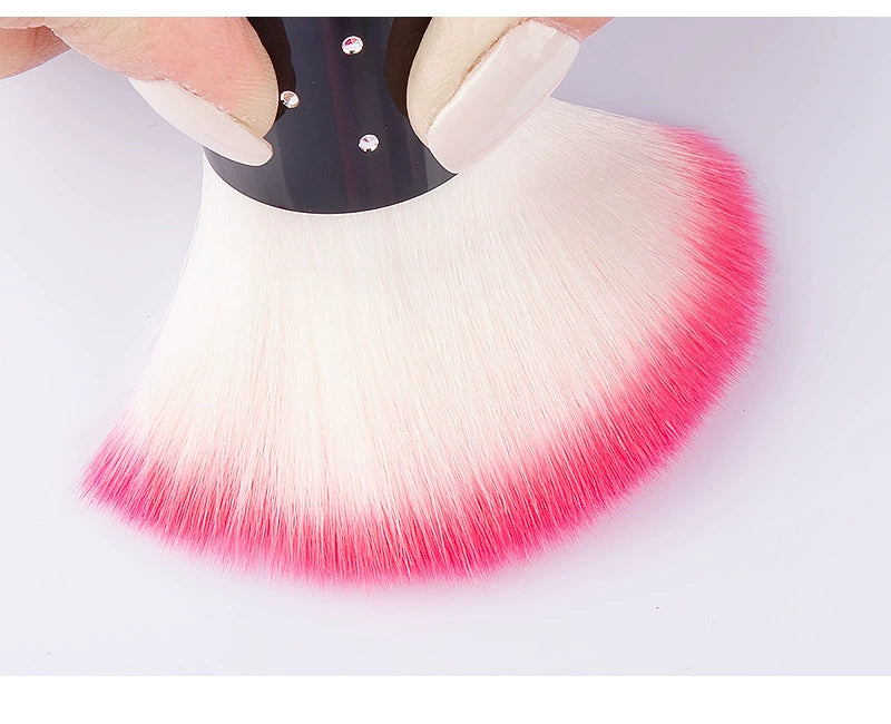 Nail Art Dust Remover Brush Dusting Brush Nail Fluff Cleaning Brush Cosmetic Brush Polishing Care Soft Brush Dust Brush