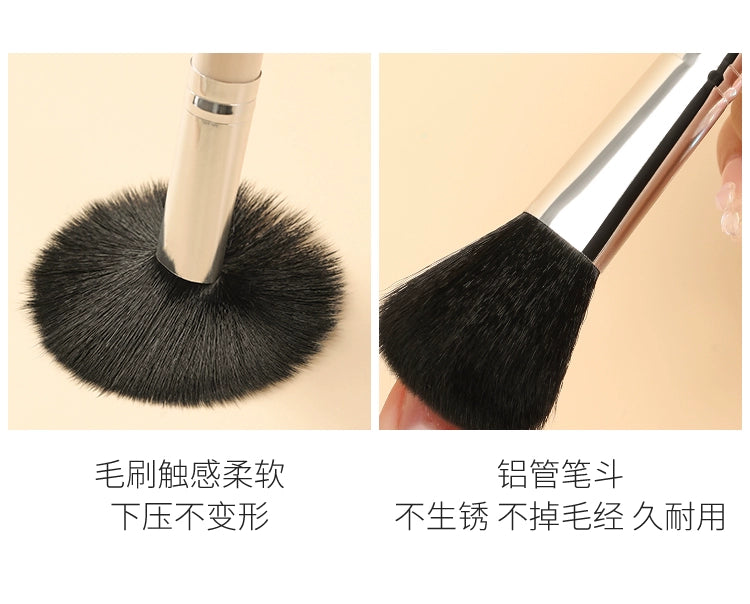 Makeup Long Handle Polished Soft-Brush Dust Remover Cleaning Brush Manicure