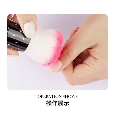 Nail Art Dust Remover Brush Dusting Brush Nail Fluff Cleaning Brush Cosmetic Brush Polishing Care Soft Brush Dust Brush