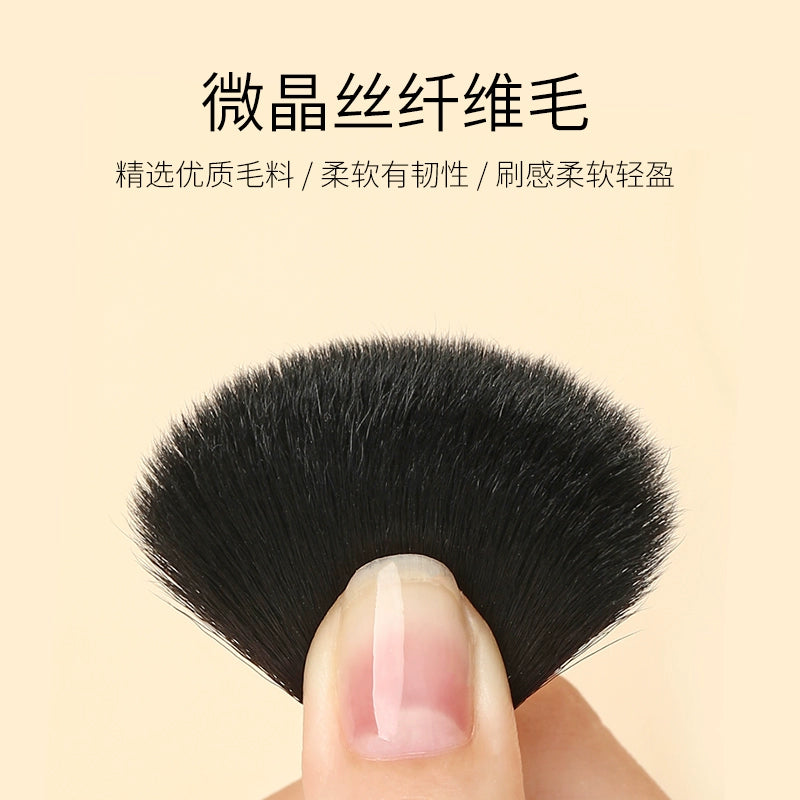 Makeup Long Handle Polished Soft-Brush Dust Remover Cleaning Brush Manicure