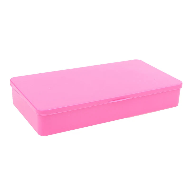 1pcs 2 Size Fake Nail Box Nail Tip Empty Box Multicolour Nail Art Case Container Box Acrylic Storage Case 11 Grids Tool