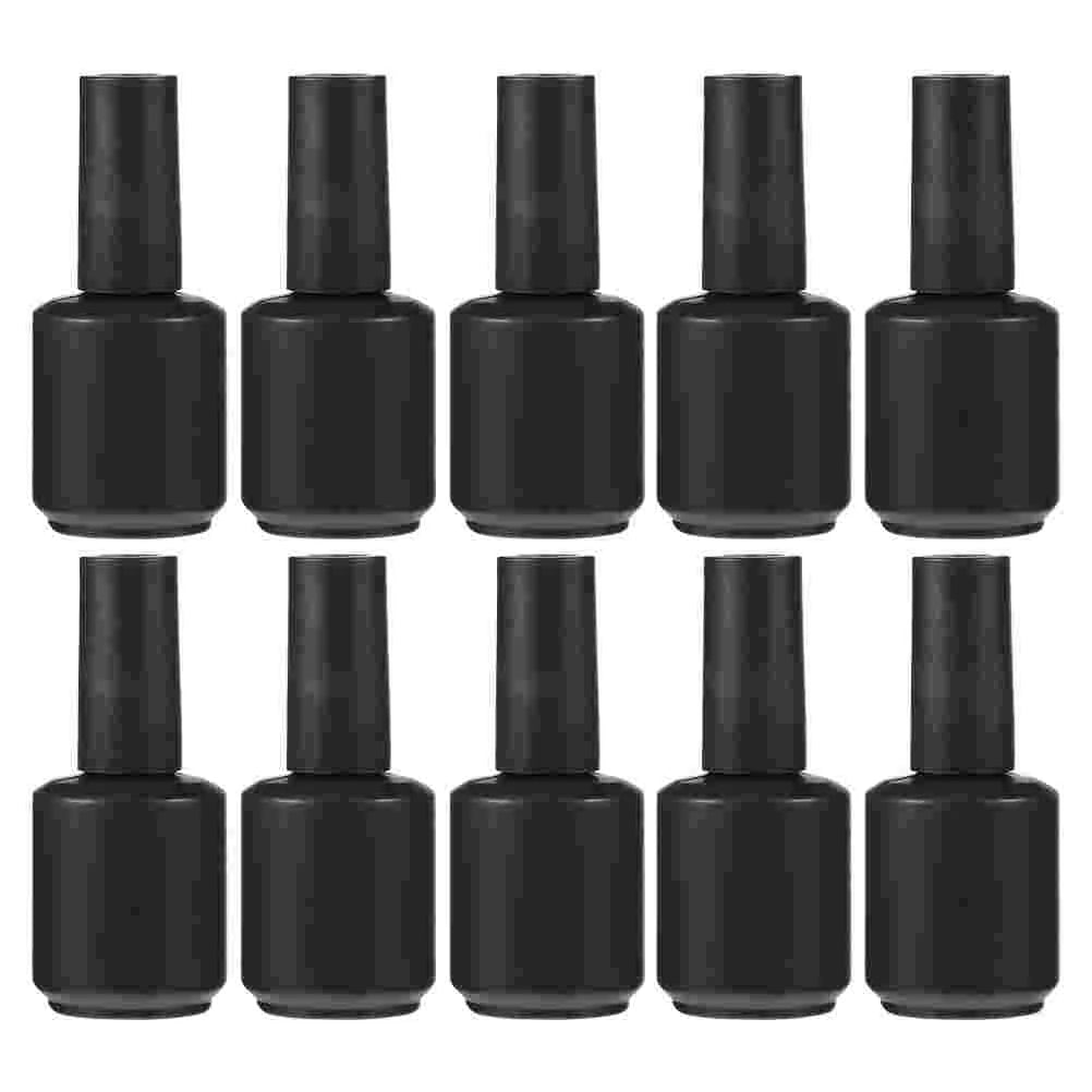 10 Pcs Supplies Glass Bottle Empty Nail Polish Miss Leak Proof Travel Containers Gel Professional Storage Bottles