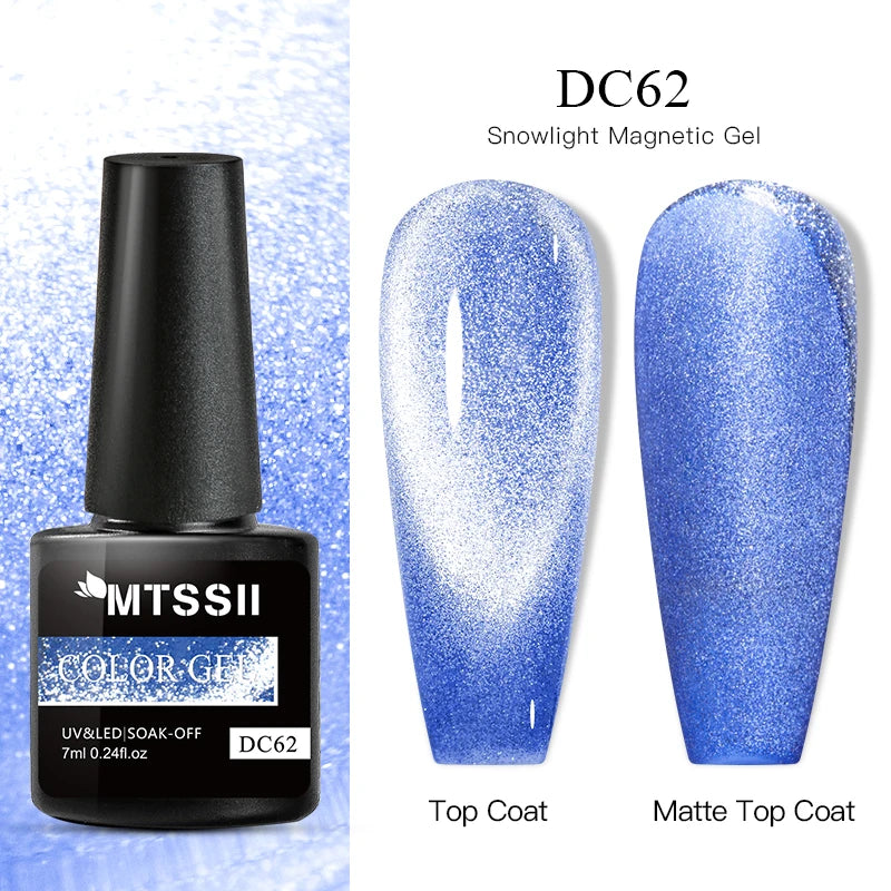 Thermal Gel Nail Polish 7ml Semi Permanent Temperature Color Changing Glitter Thermo S