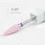 2.35mm Nail Cone Tip Ceramic Drill Bits Electric Cuticle Clean Rotary for Manicure Pedicure Grinding Head Sander Tool