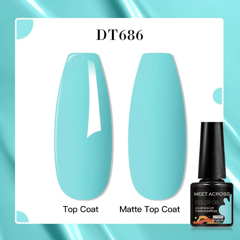 7.3ml Avocado Color Nail Gel Polish