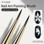 RS Nail Art Painting Brush Acrylic Lines Pen Stripes Grid Flower Butterfly Drawing Watercolor Brushs DIY Design Manicure Tools