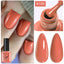 7ml Autumn Nude Pink Red Gel Nail Polish Colorful Semi Permanent