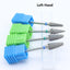 Quality!Left Hand Tungsten Carbide Nail Drill Bit Milling Eletric Manicure Machine Equipment Cuticle Clean Burr Dental